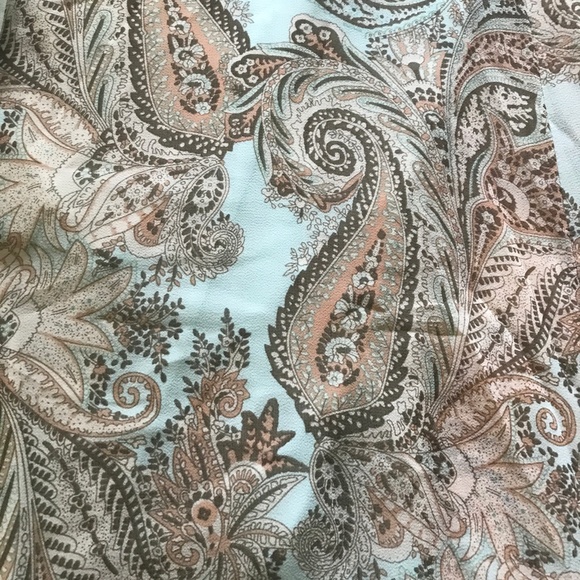 RW & CO. ELEGANT PAISLEY MAXI GOWN SIZE 4 - Picture 3 of 4